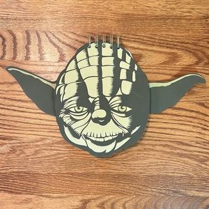 NWOT 3D Disney YODA Spiral 200 page notebook